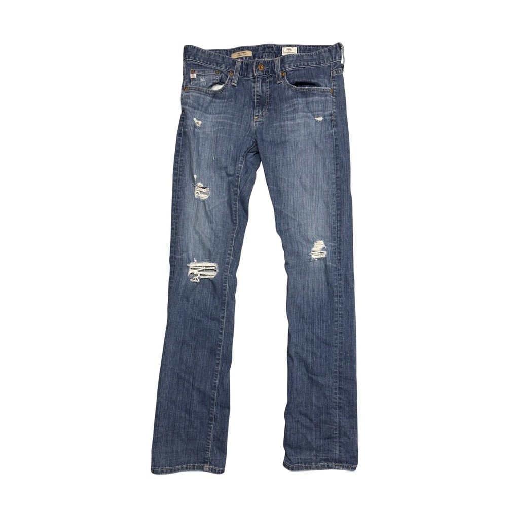 AG Adriano Goldschmied The Tomboy Relaxed Straight Distressed Jeans 26R